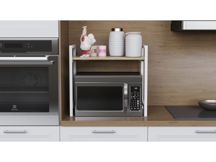 Помощна етажерка за кухня Kitchen 303 (дъб сонома/бяло)